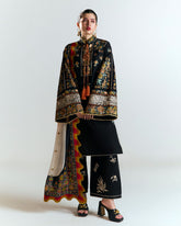 3-PC Unstitched Digital Printed Embroidered By Jugnu | Gulbar